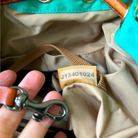 Dooney and Bourke Nylon Backpack Light Green - Picture 2 of 16